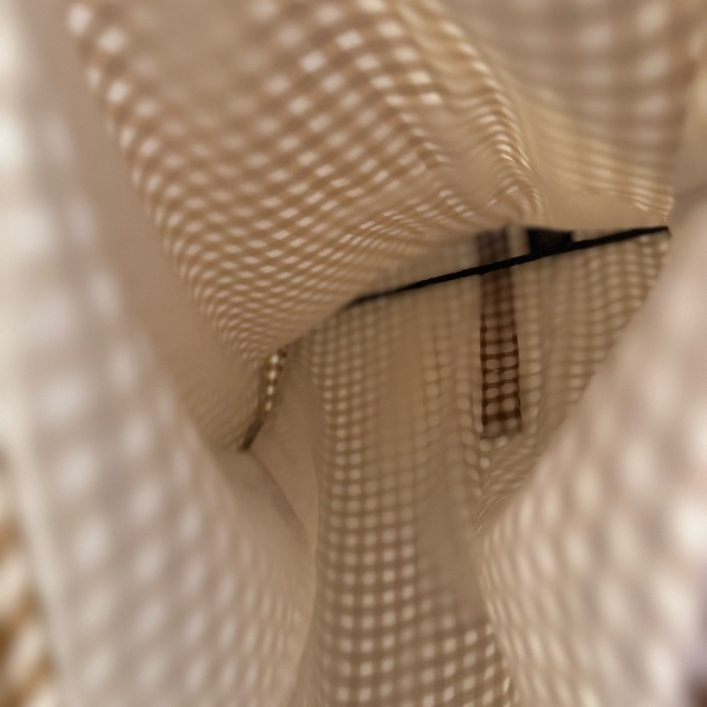 Elizabeth Wilson Designs Katherine Ruffle Blouse Chocolate Gingham Fall 2024 XS - Picture 6 of 8